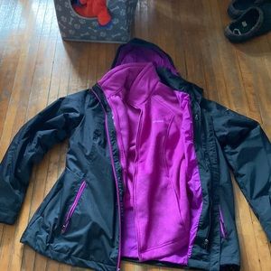 Woman’s Columbia interchange winter jacket.
